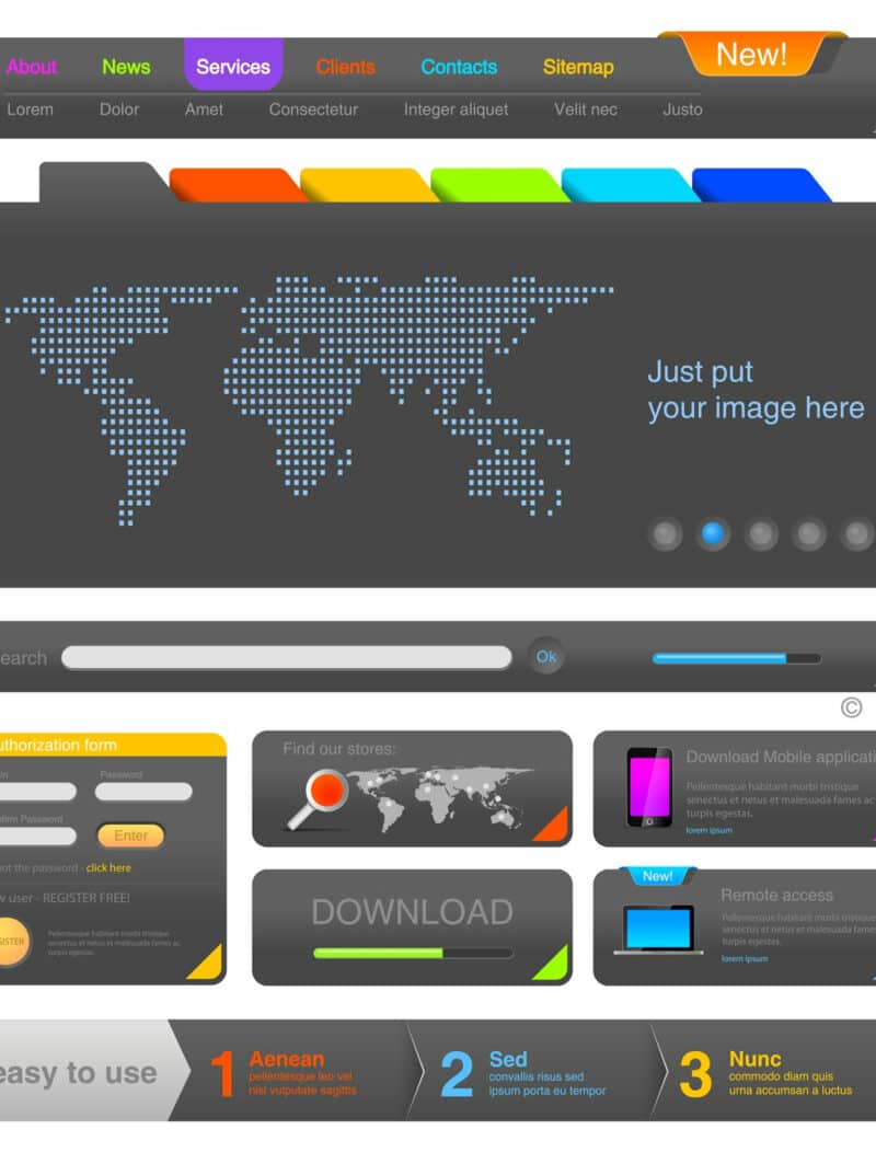 interactive maps on website